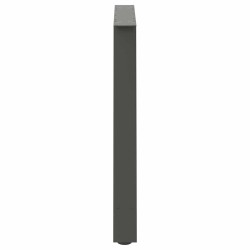 Pieds de table à manger en forme de A 2 pièces Anthracite 100 x (72-73) cm Acier 