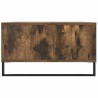 Table basse chêne fumé 104x60x35 cm bois d'ingénierie 