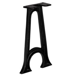Pied de banc 2 pcs Base voûtée Cadre en A Fonte 