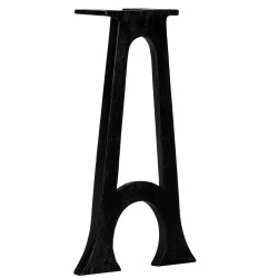 Pied de banc 2 pcs Base voûtée Cadre en A Fonte 