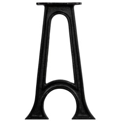 Pied de banc 2 pcs Base voûtée Cadre en A Fonte 