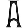 Pied de banc 2 pcs Base voûtée Cadre en A Fonte 