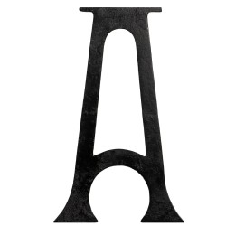Pied de banc 2 pcs Base voûtée Cadre en A Fonte 