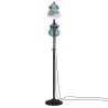 Lampadaire 25 W bleu délavé 25x25x90/140 cm E27 