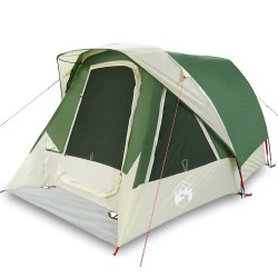 Tente de cabine familiale 6 personnes vert imperméable 