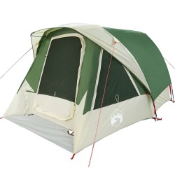 Tente de cabine familiale 6 personnes vert imperméable 