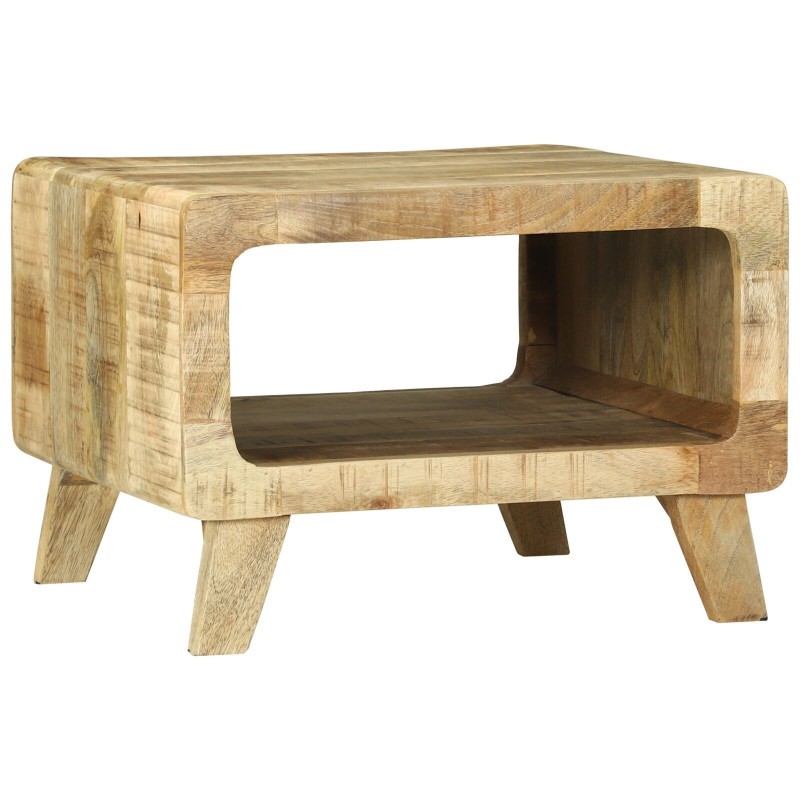 Table Basse 50x50x35 cm en Bois de Manguier Massif 