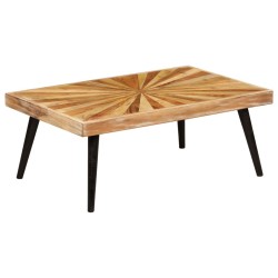 Table basse Bois de manguier massif 90x55x36 cm 