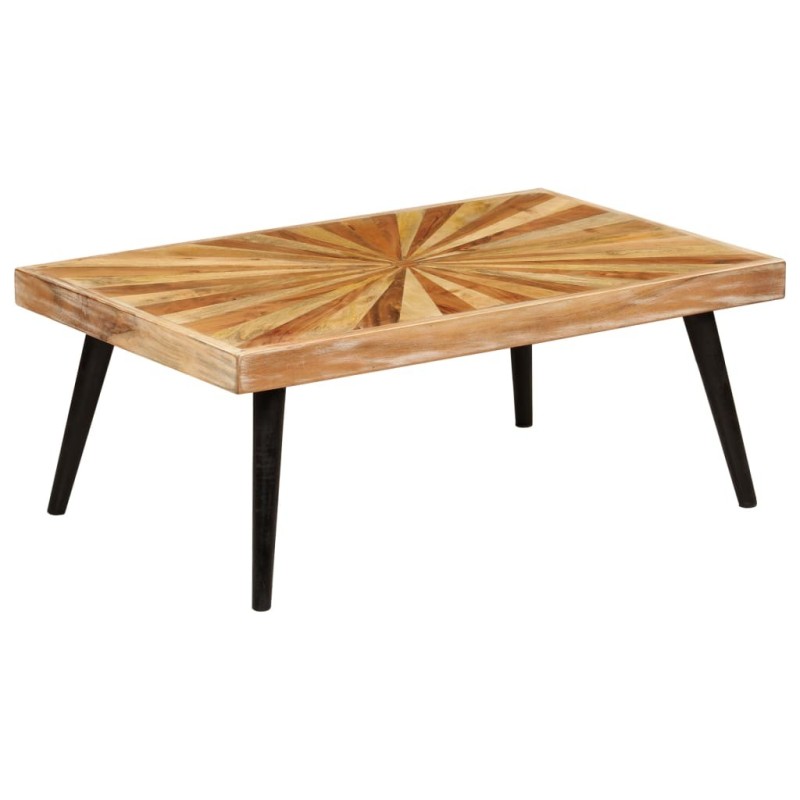 Table basse Bois de manguier massif 90x55x36 cm 