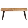 Table basse Bois de manguier massif 90x55x36 cm 