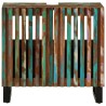 Armoire lavabo de salle de bain 62x34x58cm bois massif d'acacia 