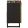 Armoire lavabo de salle de bain 62x34x58cm bois massif d'acacia 