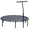 Trampoline de fitness avec poignée et coussin de sécurité 122cm 