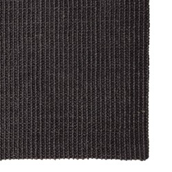 Tapis en sisal pour griffoir noir 80x300 cm 