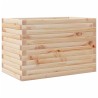 Jardinière 70x40x46 cm bois de pin massif 
