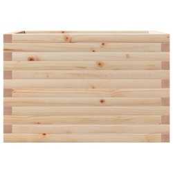 Jardinière 70x40x46 cm bois de pin massif 