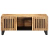 Table basse 100x55x40 cm bois de manguier massif brut 