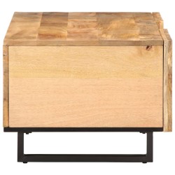 Table basse 100x55x40 cm bois de manguier massif brut 