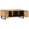 Table basse 100x55x40 cm bois de manguier massif brut 