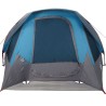 Tente de cabine familiale 6 personnes bleu imperméable 
