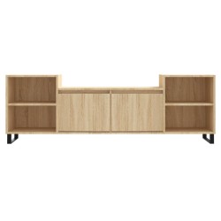 Meuble TV Chêne sonoma 160x35x55 cm Bois d'ingénierie 