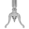 Table auxiliaire ronde Aluminium Argenté 
