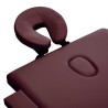 Table de massage pliable 2 zones Violet vin 