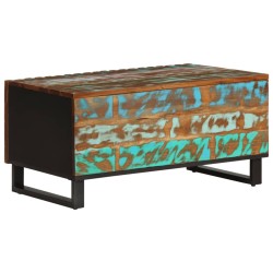 Table basse 80x51x40 cm bois massif d'acacia 