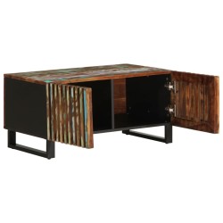 Table basse 80x51x40 cm bois massif d'acacia 