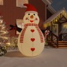 Bonhomme de neige gonflable avec LED 460 cm 