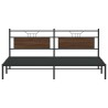Cadre de lit sans matelas chêne marron 200x200 cm 