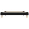 Cadre de lit sans matelas noir 90x190 cm bois ingénierie 
