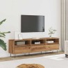 Meuble TV chêne artisanal 150x30x44,5 cm bois d'ingénierie 