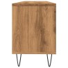 Meuble TV chêne artisanal 150x30x44,5 cm bois d'ingénierie 