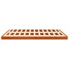 Cadre de lit sans matelas cire marron 180x200cm bois pin massif 