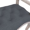 Banc Gris foncé 80x45x60 cm Velours 