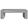 Table basse avec LED infini sonoma gris 90x53x30 cm 