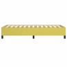 Cadre de lit sans matelas vert 90x190 cm tissu 