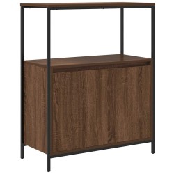 Meuble de salle de bain avec étagères chêne marron 76,5x35x95cm 