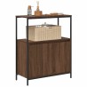 Meuble de salle de bain avec étagères chêne marron 76,5x35x95cm 