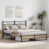 Cadre de lit sans matelas chêne sonoma 137x190 cm 