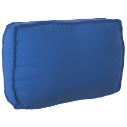 Ensemble de coussins pallette 3 pièces bleu royal en tissu oxford 