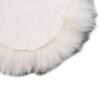 Tapis en peau de mouton 60 x 180 cm Mélange de gris foncé 