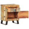 Table de chevet 40 x 30 x 50 cm Bois de récupération massif 
