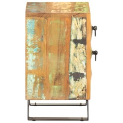 Table de chevet 40 x 30 x 50 cm Bois de récupération massif 