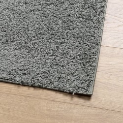 Tapis shaggy PAMPLONA poils longs moderne vert 240x240 cm 