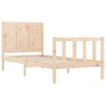 Cadre de lit sans matelas 90x200 cm bois de pin massif 