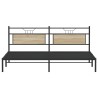 Cadre de lit sans matelas chêne sonoma 200x200 cm 