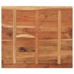 Dessus de table 100x80x2,5cm rectangulaire bois massif d'acacia 