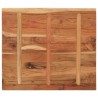 Dessus de table 100x80x2,5cm rectangulaire bois massif d'acacia 